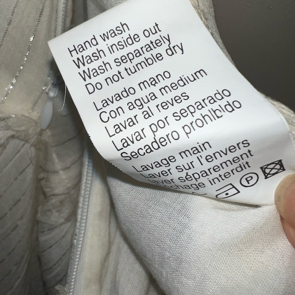 bebe Ivory Maxi Skirt with Metallic Details - Picture 8 of 10